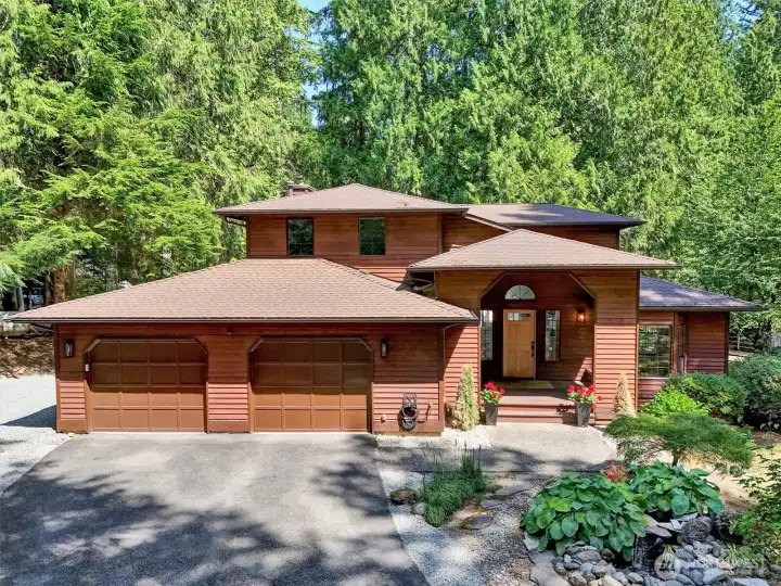 Extremely private 1 acre+ property for that quintessential NW living.