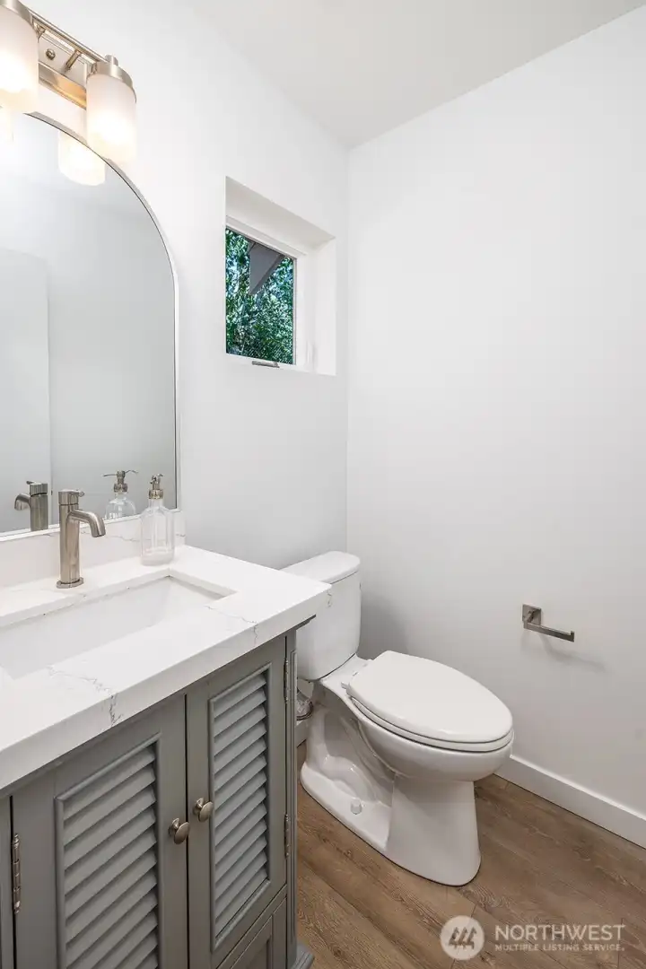 Main floor powder room.