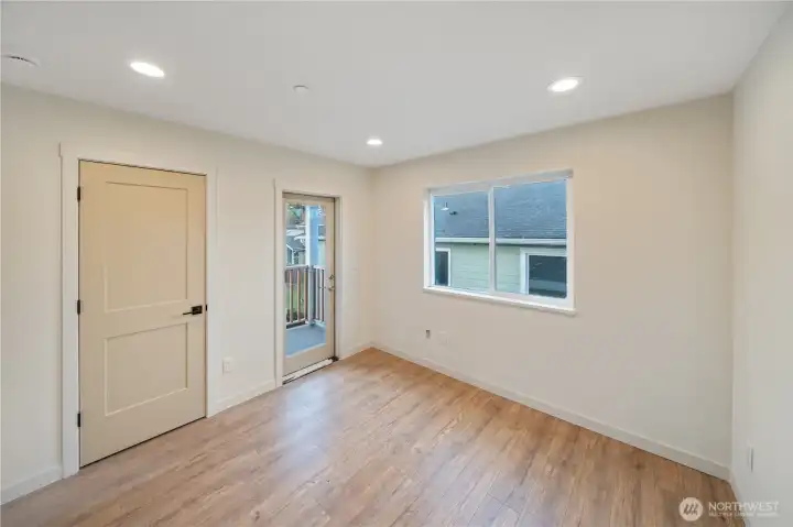 Primary Bedroom w/ Balcony