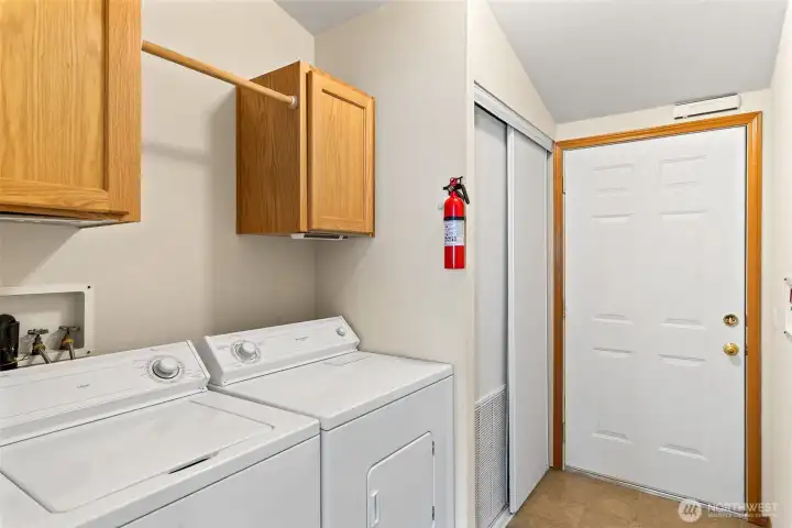 Laundry to garage