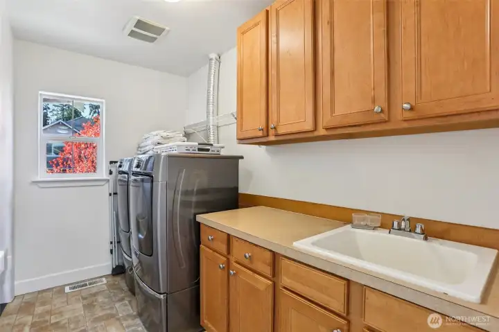 Upstairs laundry