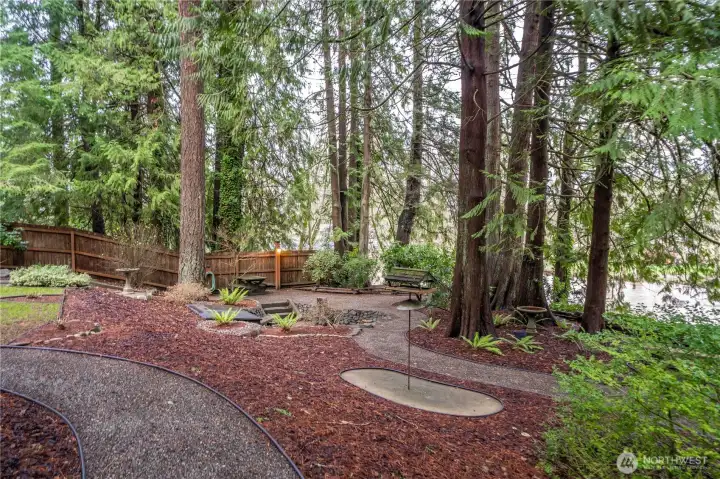 Park-like setting backyard!