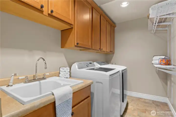 Laundry room upstairs.