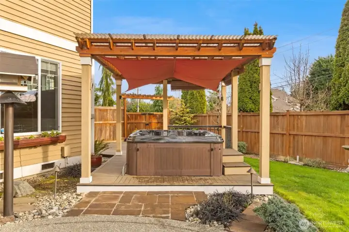 Covered Hot Tub Spa