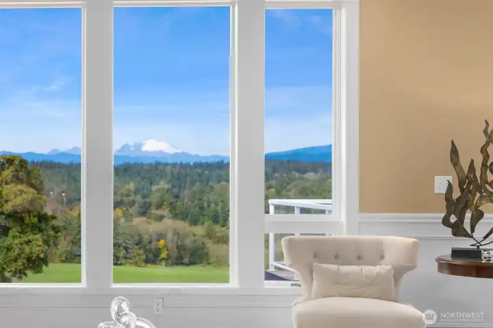 Views Of Mount Baker from living Room