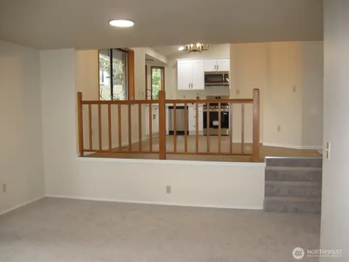 Family room is open to the kitchen for convenience and casual living.