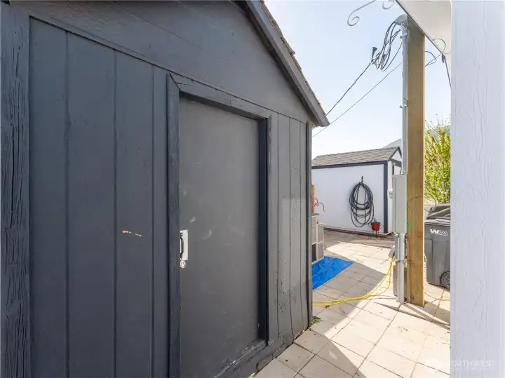 Second Shed for extra Storage