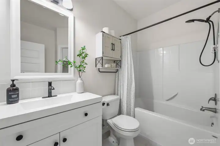 Downstairs primary bathroom