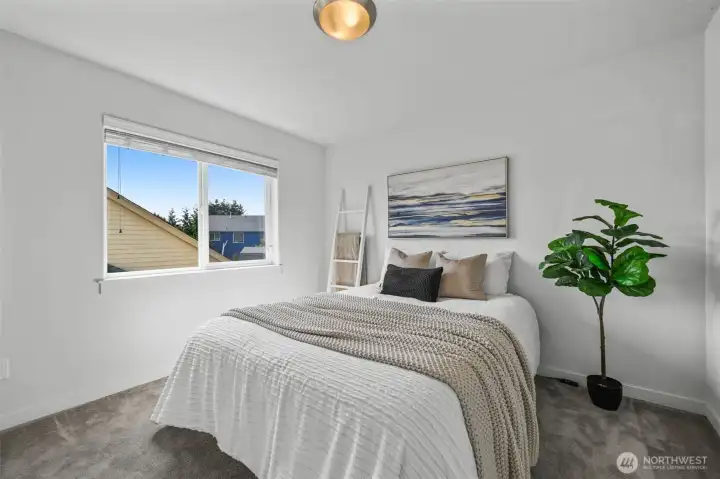 Upstairs bedroom #3 (currently being used as office)