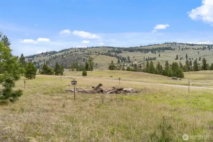 This is the site of where the old house sat. Only the remnants of the old foundation remain. Please be extra careful when walking around this area.