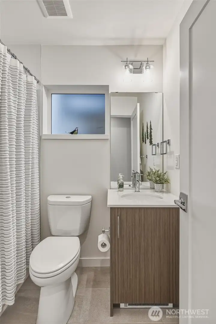 Full bath on the main level