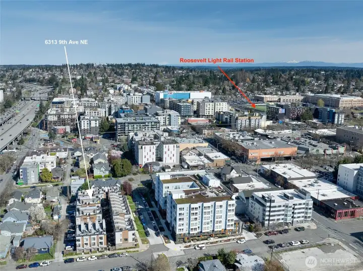 Just steps away from the Roosevelt light rail station