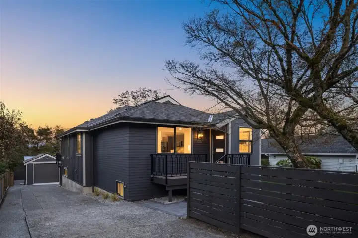 An extensive drive way and classic front exrerior welcome all