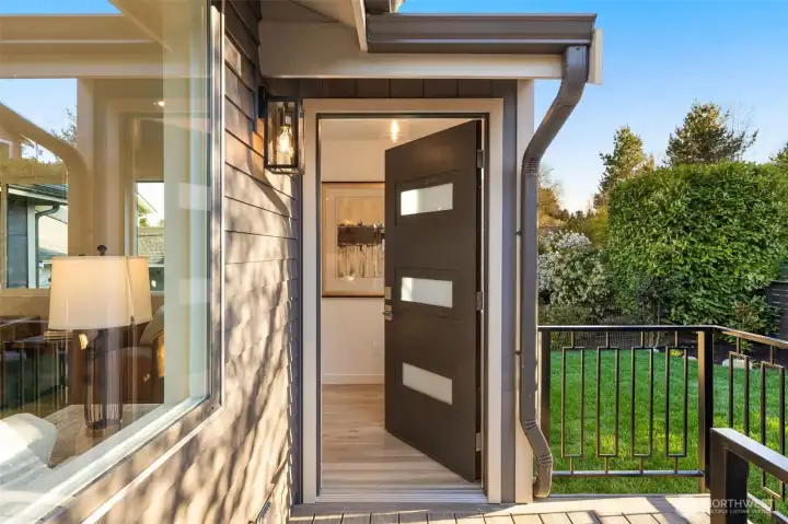 You'll never get tired of this moment - opening the front door and coming home