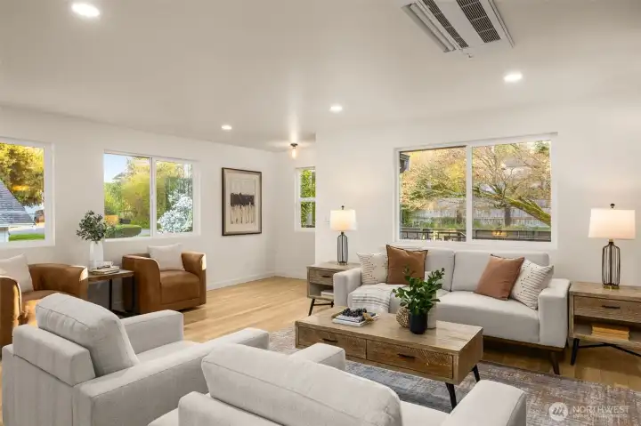 Featuring over 1,000 sqft of traditional white oak hardwood floors- not found often in new construction