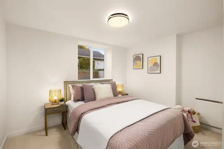 Basement bedrooms are large!