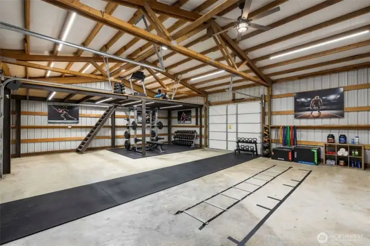 Bring the gym to you - it's beach season (Virtually Staged)