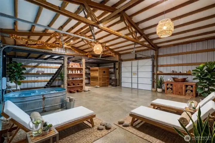 Or just sit back, relax, and enjoy a spa day (Virtually Staged)