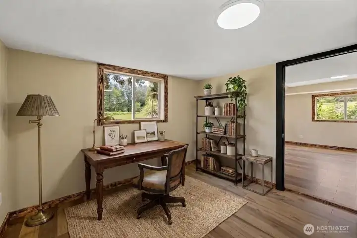 virtually staged 3rd bedroom/office
