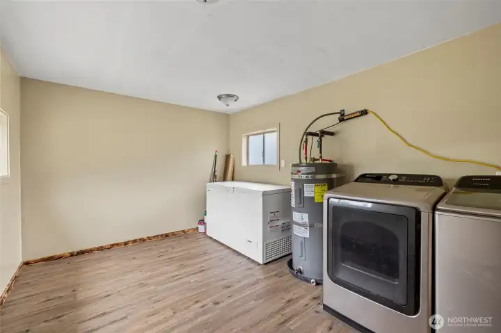 Huge mudroom deep freezer included in sale