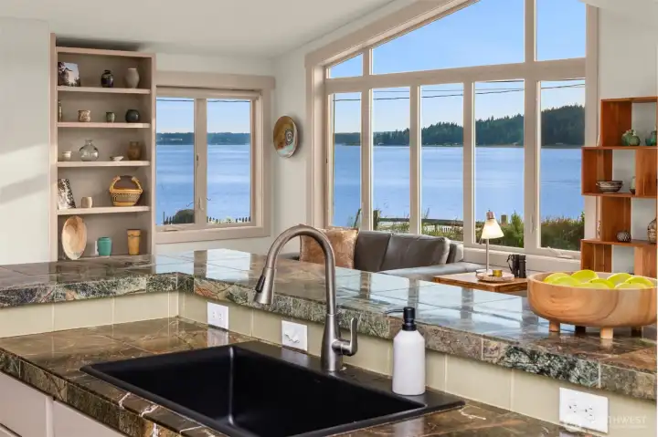 Those kitchen sink views. Those kitchen sink views.