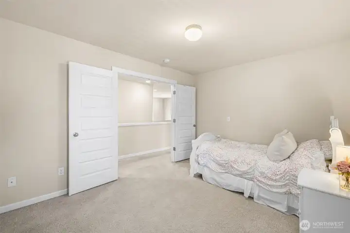 2nd bedroom with French doors 2nd bedroom with French doors