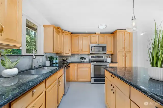 upstairs kitchen