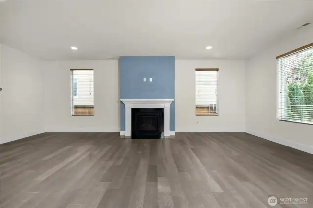 Gather around the fireplace and create memories on cozy nights at home.
