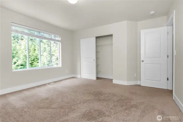 Enjoy natural light and scenic views from back bedrooms.