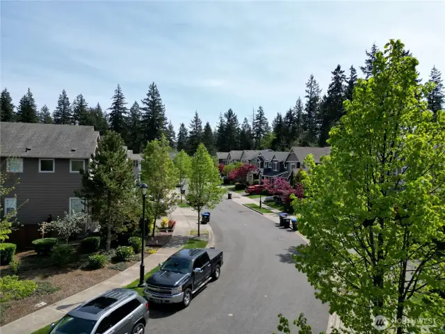 Charming neighborhood with a playground and walking trails for a connected, active lifestyle and don't forget the beautiful green belt views.