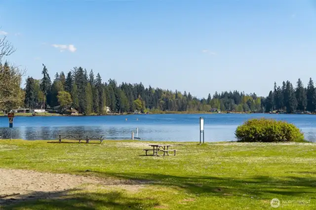 Flowing Lake Park nearby