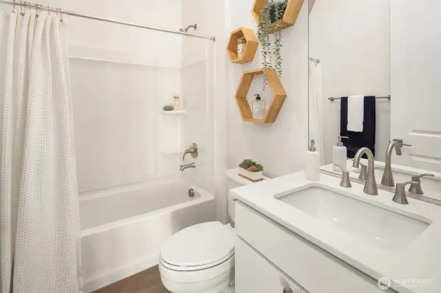 Guest bathroom.  Photos are for illustrative purposes