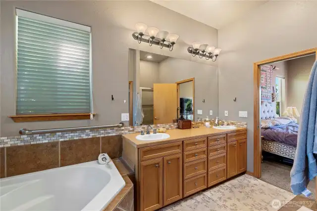 Primary on suite with large closet on main floor