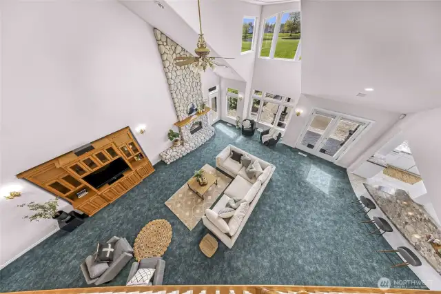 This 5,229 square foot home has a layout that magnifies space and light.