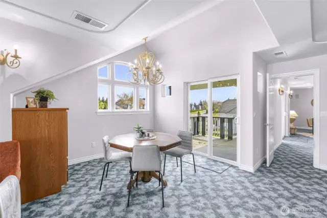 Every space is adorned with windows, built-ins, and outside access