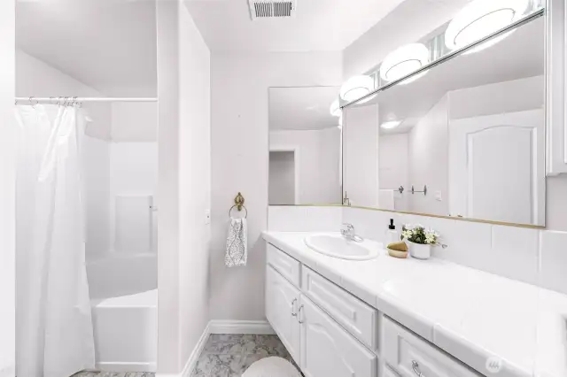 1 of 2 upstairs Bathrooms