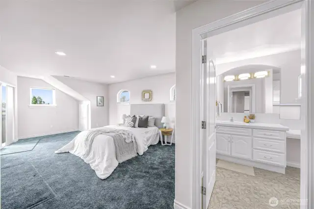 This Bedroom also features an ensuite bathroom. Large and luxurious like the rest of the home.