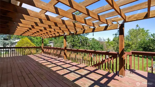 Backyard deck