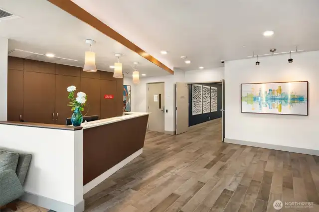 Lobby and Concierge Desk