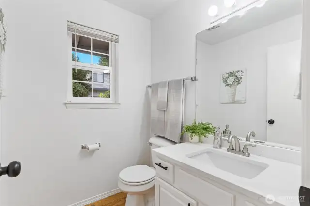 Main floor powder room.