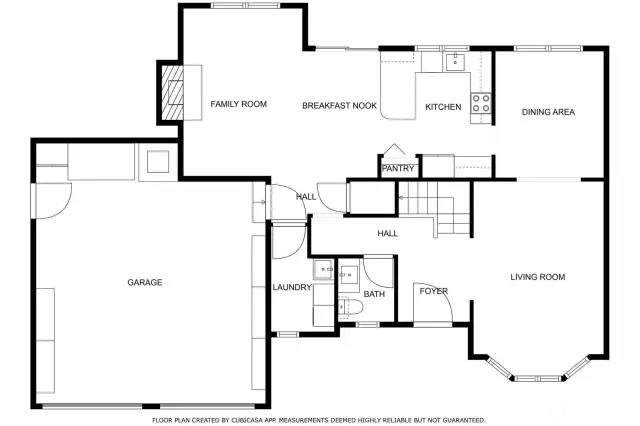 Main level floor plan