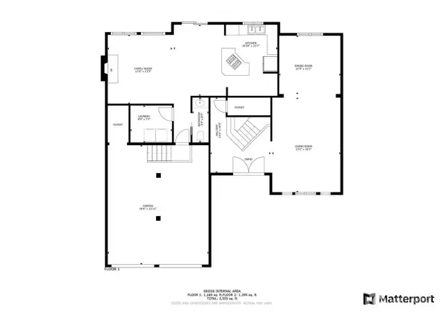 Floor plan - Floor 1