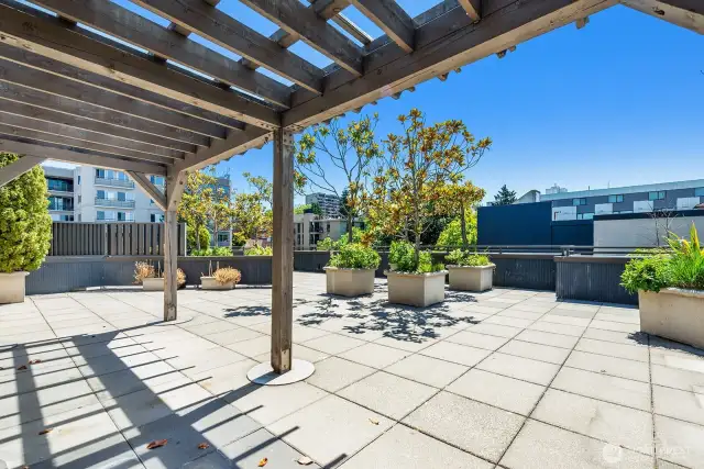 Entry looking out to private patio