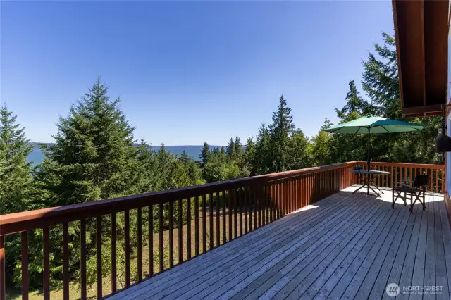 View from the main floor deck
