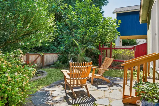 Don't miss the charming chicken coop-perfect for fresh eggs.