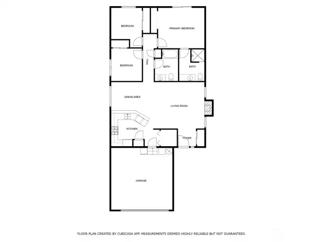 Thoughtfully designed floor plan with a great flow throughout.