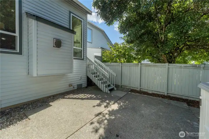 Storage in backyard