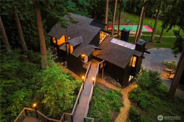 Lighted Sport Court & Playground Are Included.