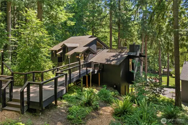 Feels Like You Are Living Amongst The Trees In This One-Of-A-Kind Home.