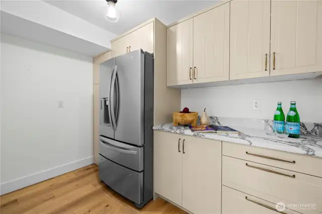 Pantry Includes A Second Refrigerator & Plenty Of Storage Space.